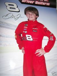 Dale Earnhardt Jr. Driver Uniform Costume Boys Medium 7-8 NEW